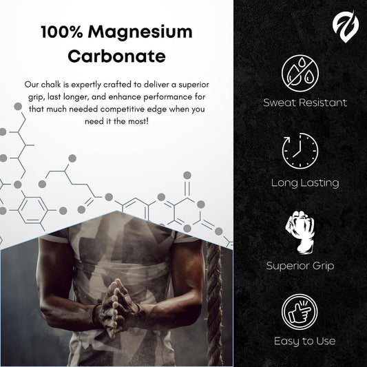 Liquid Chalk, Mess Free Gym Chalk for Weightlifting, Gymnastics, Rock Climbing, Dancing, and Lifting. Sweat Resistant and Long Lasting for Stronger Hand Grip. Package May Vary.